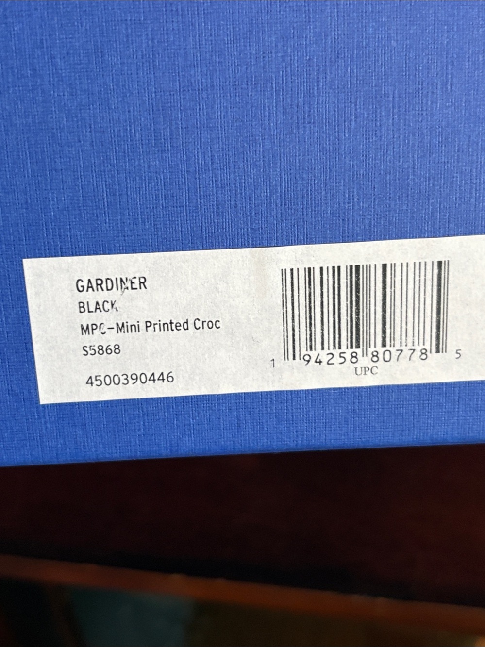 Stuart Weitzman Black Croc-Embossed Leather Gardiner Dress Booties -Size 7.5 NIB - Picture 13 of 16